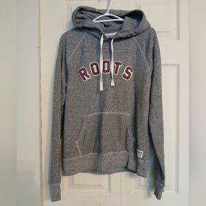 🇨🇦ROOTS Grey Branded Hoodie Size Medium (M)